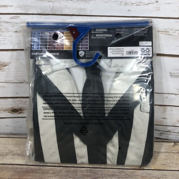 NEW Rubies BettleJuice Costume Boys Size 6/7 Small Jumpsuit Halloween - Picture 4 of 8